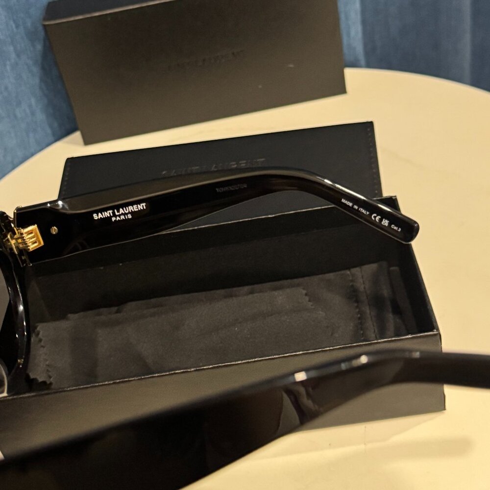 Yves Saint Laurent Black Sunglasses - Picture 10 of 13